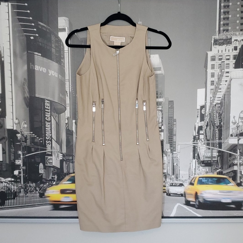 Michael Kors tan dress, size 4